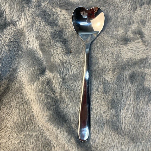 LOT of 12 Alessi Delta Heart Shaped Spoon Coffee Tea Dessert - Picture 4 of 8